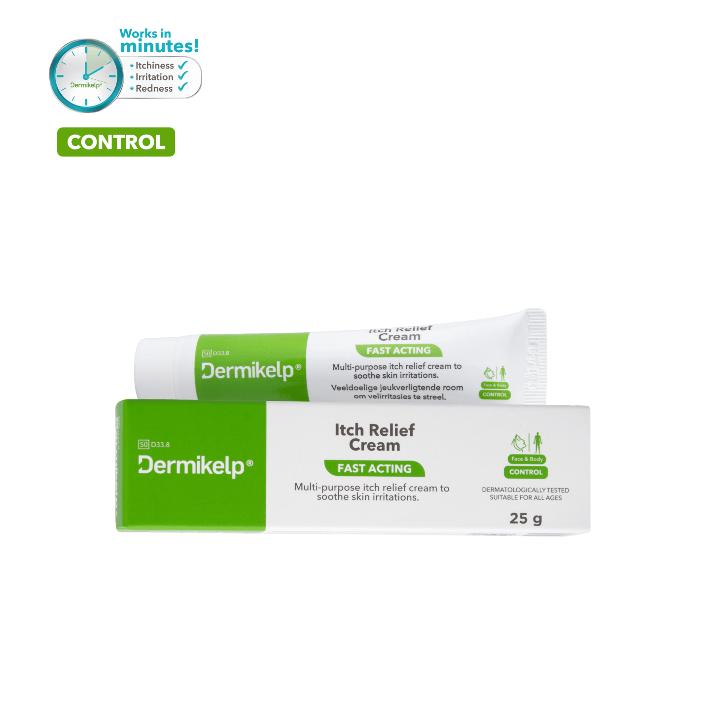 ITCH RELIEF CREAM 25G with logo